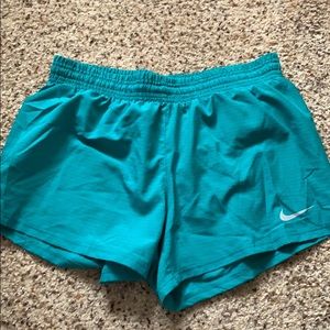 Nike Teal Running Shorts